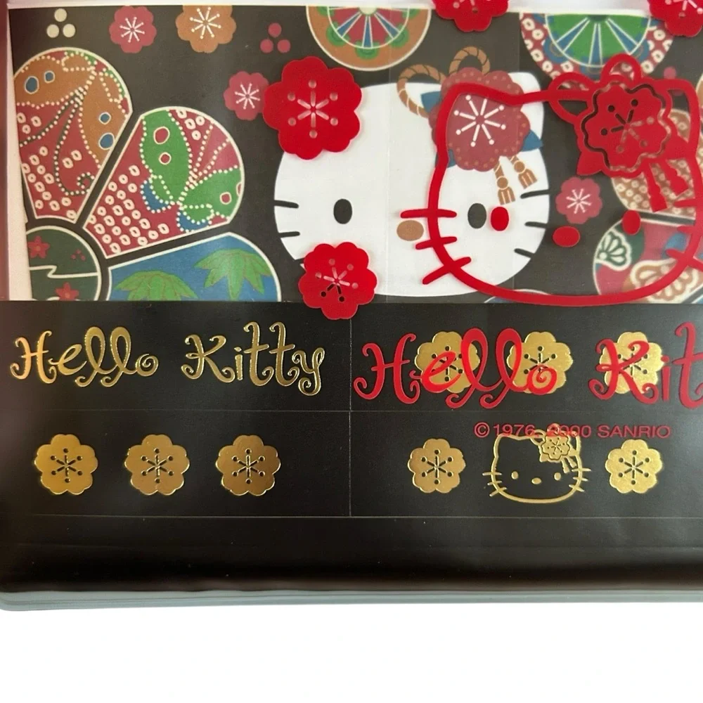 Vintage Y2K Hello Kitty Sanrio Japanese Pattern Stationary Set 2000 Kawaii NWT